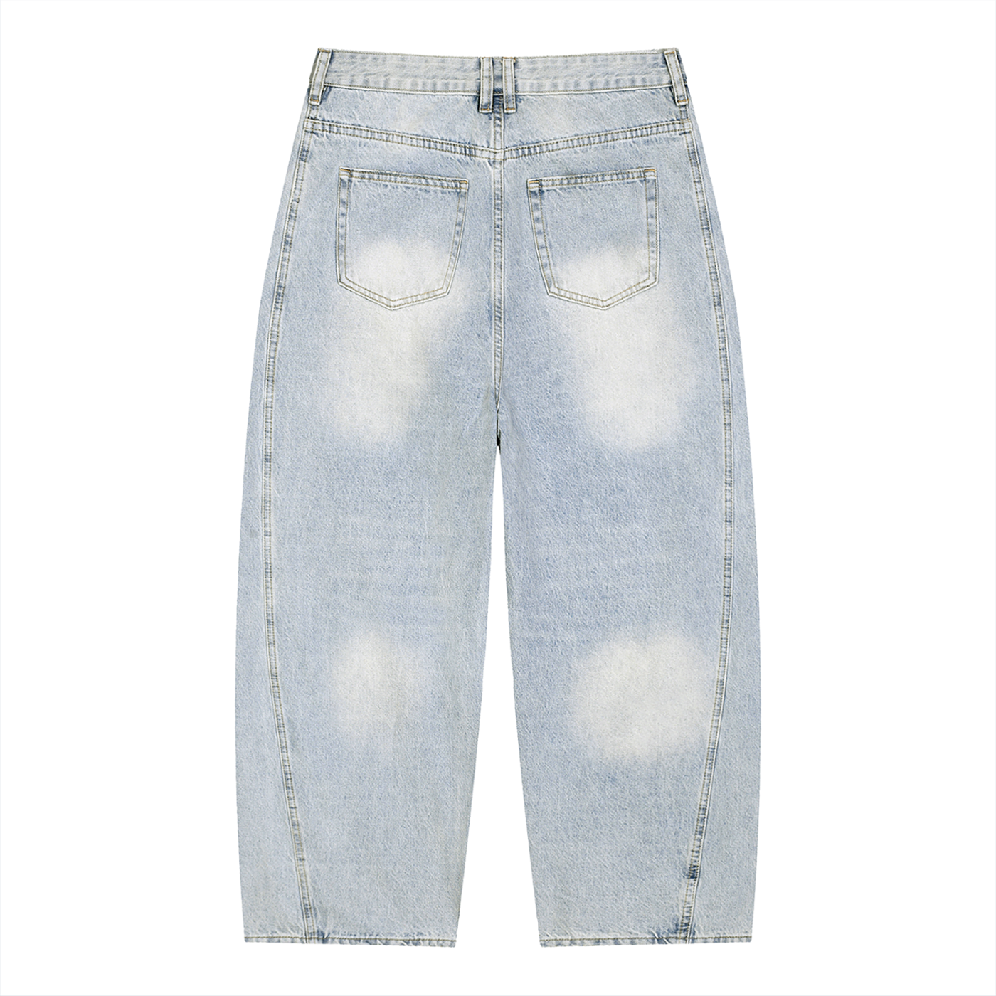 Spray Triple Washed Barrel Jeans