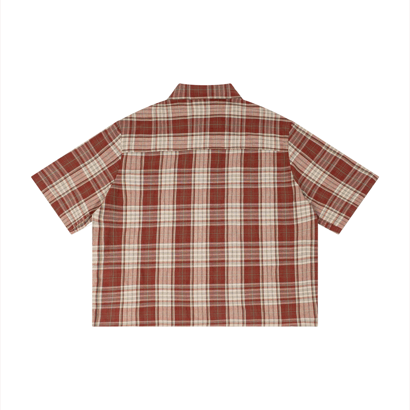 Triple Plaid Short Sleeve Shirt