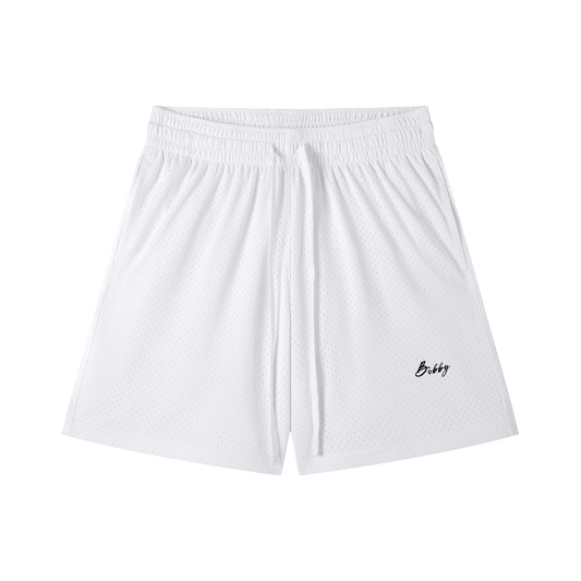 Mesh Drawstring Shorts