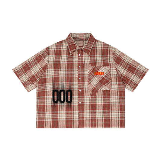 Triple Plaid Short Sleeve Shirt
